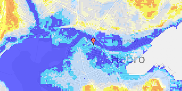 Ekstrem regn på H I Biesgade 10, 3. c