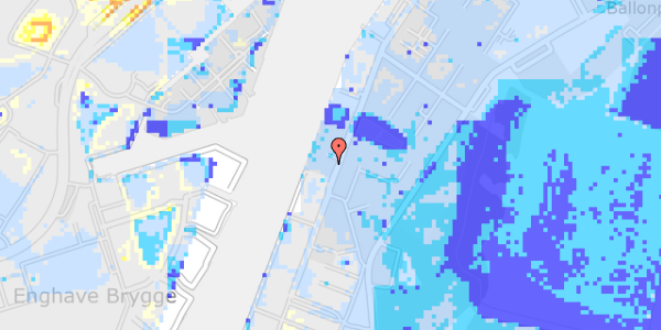 Ekstrem regn på Islands Brygge 36A, 5. 1