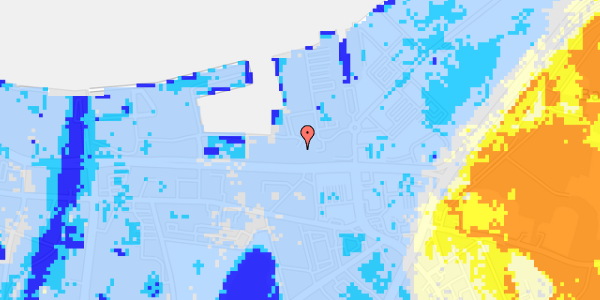 Ekstrem regn på Østre Havnepark 7, st. 2