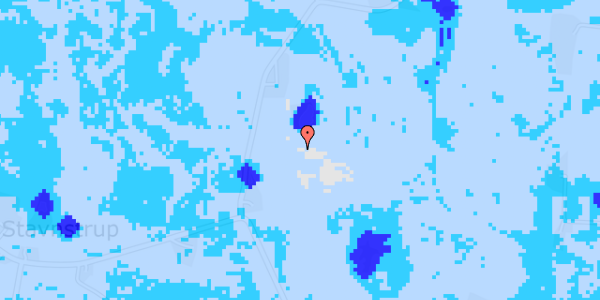 Ekstrem regn på Hemmestrupvej 4A