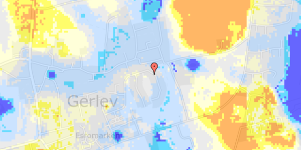 Ekstrem regn på Stenøvej 34