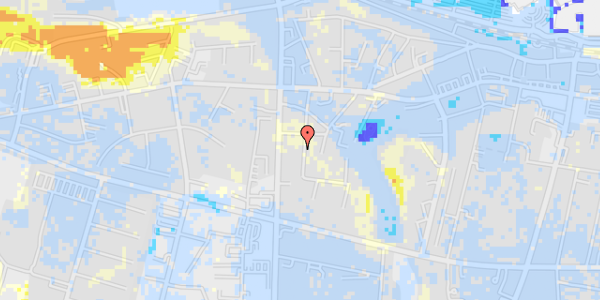 Ekstrem regn på Langgade 14, 1. 1