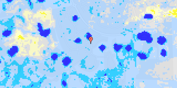 Ekstrem regn på Blishønedalen 2A