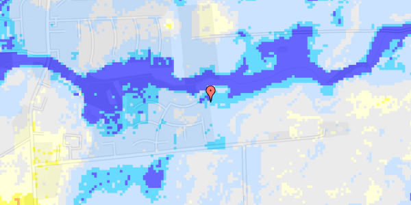 Ekstrem regn på Østergaardsvej 95