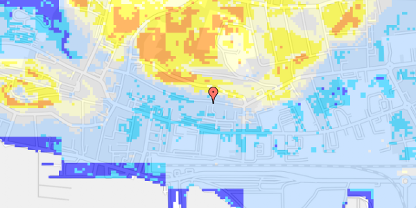 Ekstrem regn på Kordilgade 40