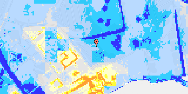 Ekstrem regn på Hf. Bergmannshave 80