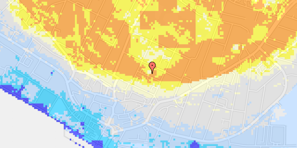 Ekstrem regn på Kjærulfsgade 2E, 2. 