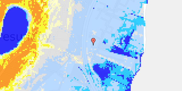 Ekstrem regn på Sundsholmen 37B