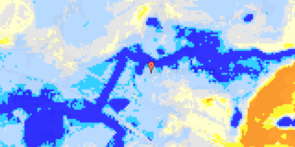 Ekstrem regn på Skelhuse 6, st. 