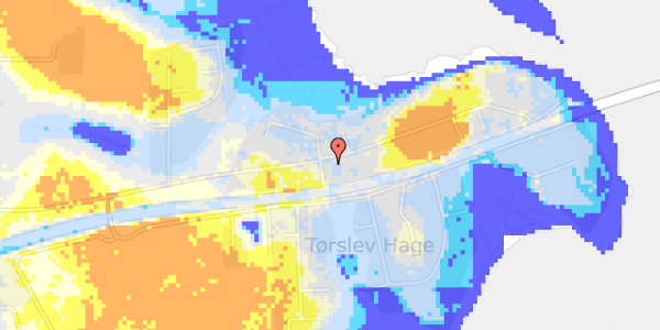 Ekstrem regn på Svanestien 2