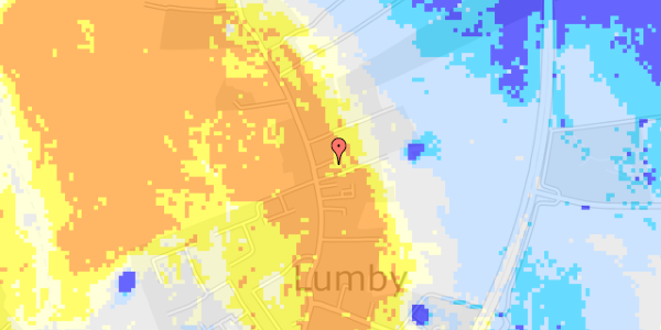 Ekstrem regn på H.C. Lumbyes Vej 42