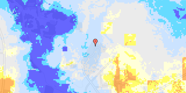 Ekstrem regn på Faldskærmsvej 72