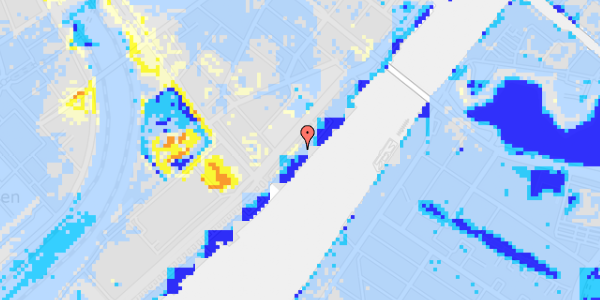 Ekstrem regn på Kalvebod Brygge 5, 10. 