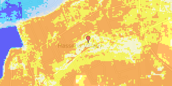 Ekstrem regn på Hasserisvej 124B