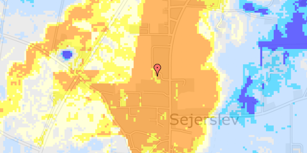 Ekstrem regn på Sejersvej 83B