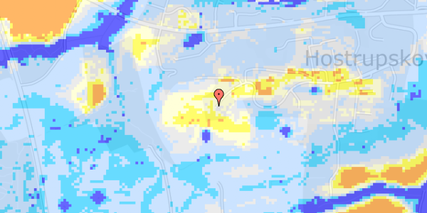 Ekstrem regn på Vingelhøjvej 84