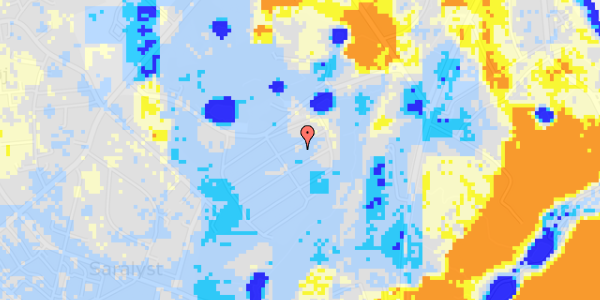 Ekstrem regn på Haveforeningen Skovlunden 113