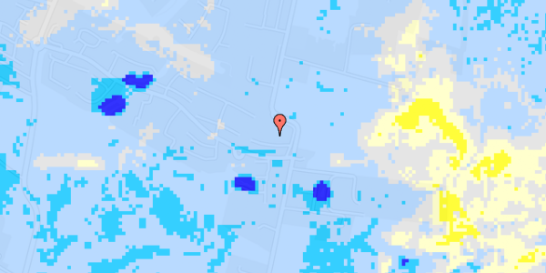 Ekstrem regn på Nymarks Allé 233