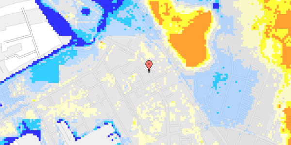 Ekstrem regn på H E Bluhmes Vej 44