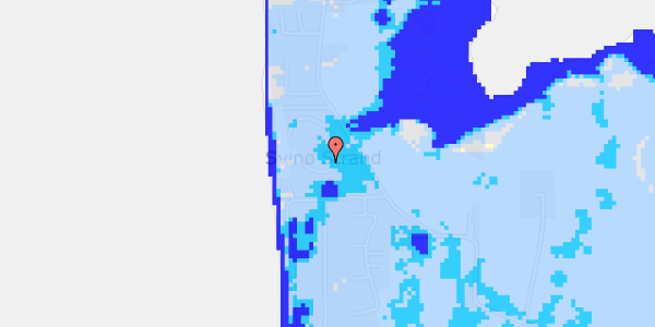 Ekstrem regn på Soløje Strandvej 15