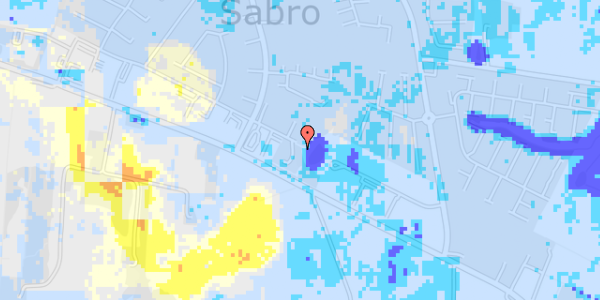 Ekstrem regn på Larixvej 951