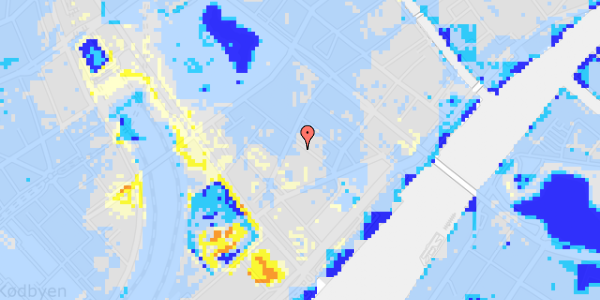 Ekstrem regn på Otto Mønsteds Gade 2