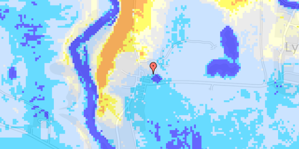 Ekstrem regn på Lyngbygårdsvej 29