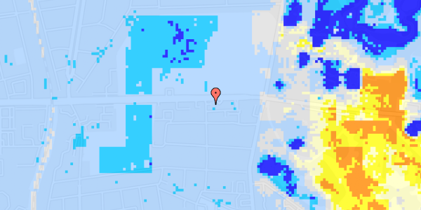 Ekstrem regn på Roskildevej 41, 1. 