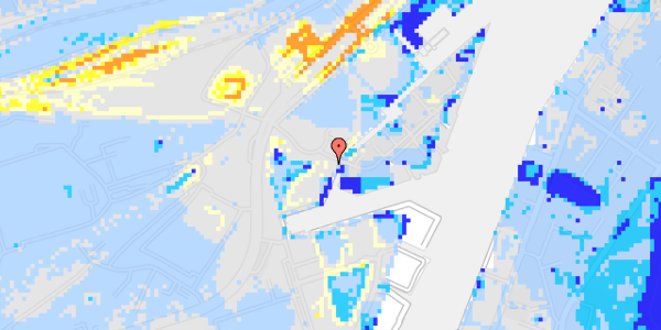 Ekstrem regn på Havneholmen 14G, st. th