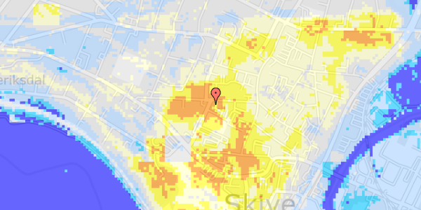 Ekstrem regn på Asylgade 1