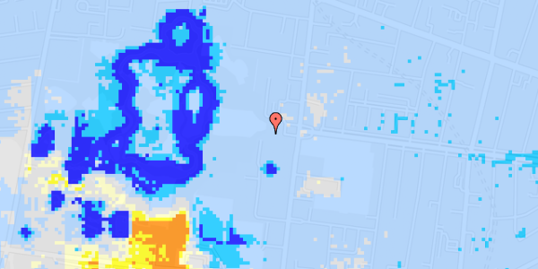 Ekstrem regn på Frederiksberg Runddel 1A