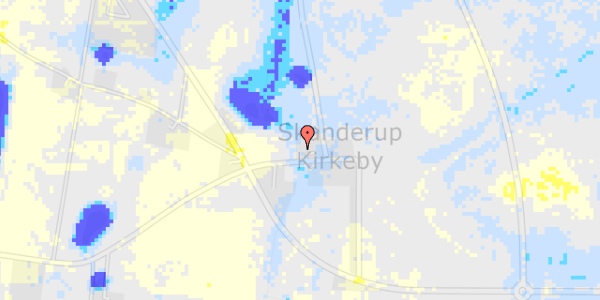 Ekstrem regn på Kirkebyen 3