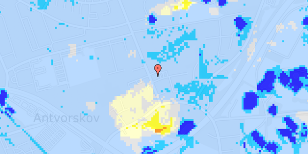 Ekstrem regn på Slotsalleen 55, 1. 