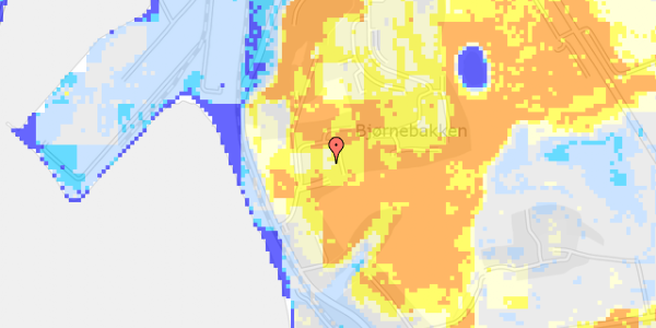 Ekstrem regn på Bjørnedalsvej 26B