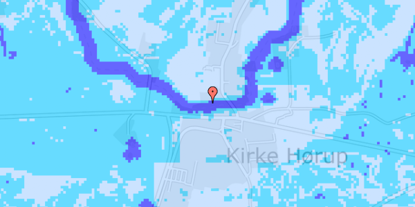 Ekstrem regn på Kirke Hørupvej 11