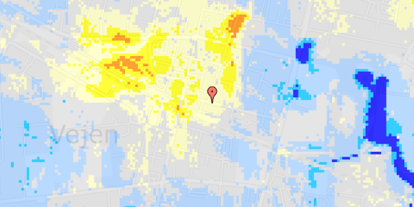 Ekstrem regn på Ahorngade 6, 2. b