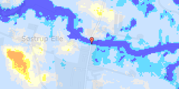 Ekstrem regn på Søstrupvej 18A