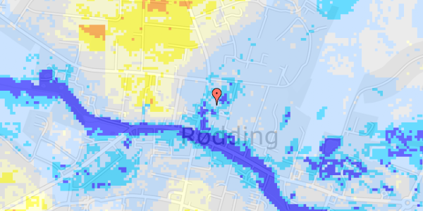 Ekstrem regn på Kongevej 6, 1. th