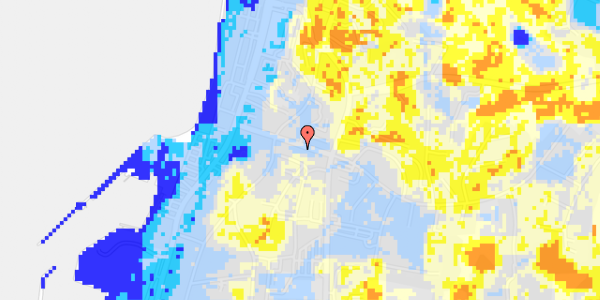 Ekstrem regn på Jernbanegade 22B, st. 