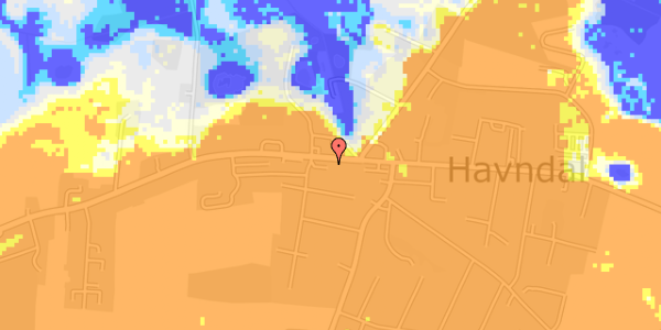 Ekstrem regn på Østerbro 6A, 1. th