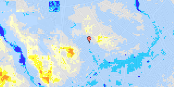 Ekstrem regn på Lollandsgade 75