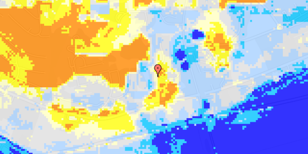 Ekstrem regn på Prins Paris Alle 19