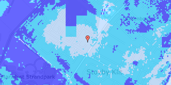 Ekstrem regn på Elsdyrstien 16