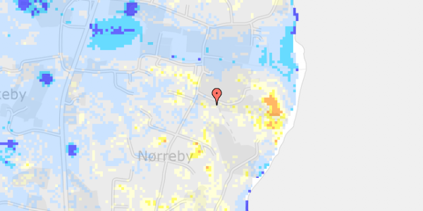 Ekstrem regn på Chresten Krommes Vej 3