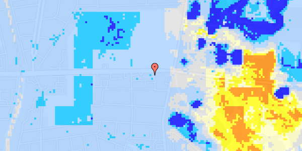 Ekstrem regn på Roskildevej 37, 1. 