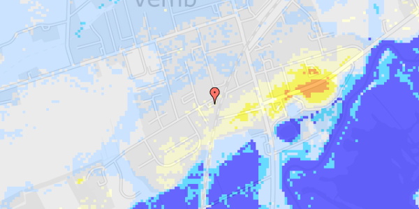 Ekstrem regn på Rørsgårdsvej 1, st. th