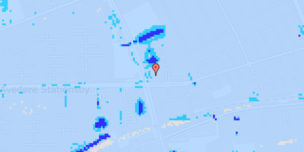 Ekstrem regn på Mellemvangsvej 25, 1. th