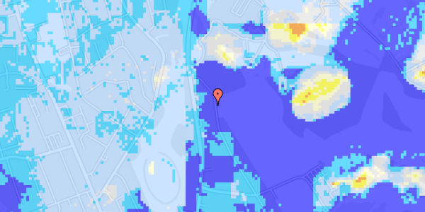 Ekstrem regn på Tovesvej 55