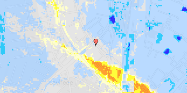 Ekstrem regn på Nyholmvej 2A