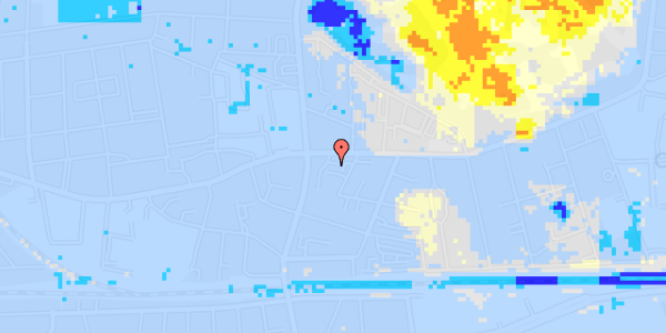 Ekstrem regn på Valby Langgade 39A, 1. 